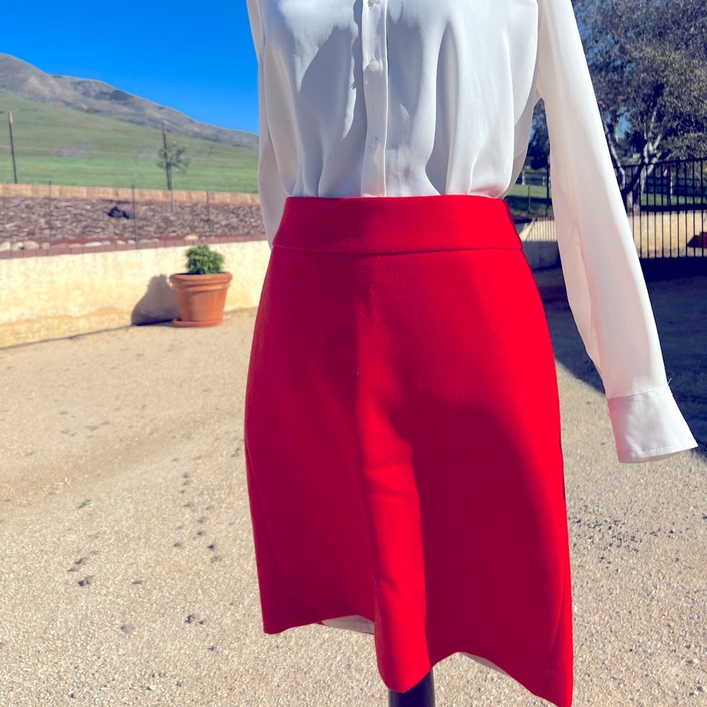 JCrew 100 percent wool pencil skirt No.2, size 0 (not blouse)